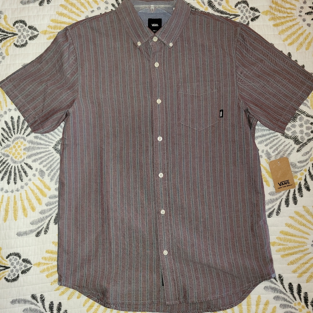 NWT Men's Vans Button up shirt